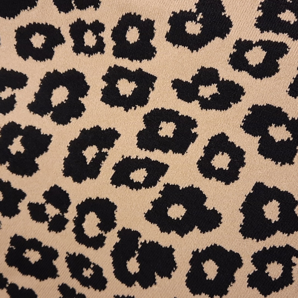 NWT, Theory Glossed Leopard Knit Skirt - Picture 8 of 15
